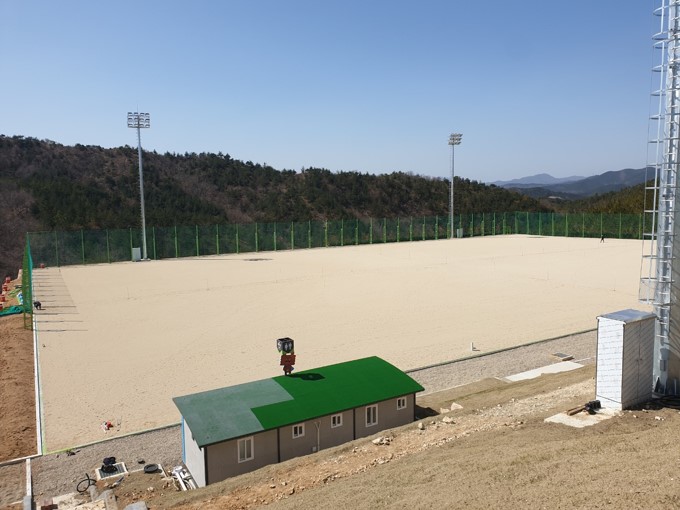 잔디 식재 전