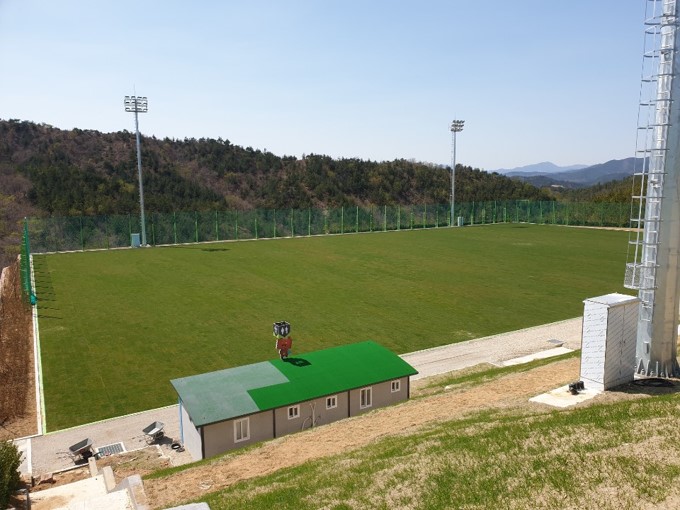 잔디 식재 후