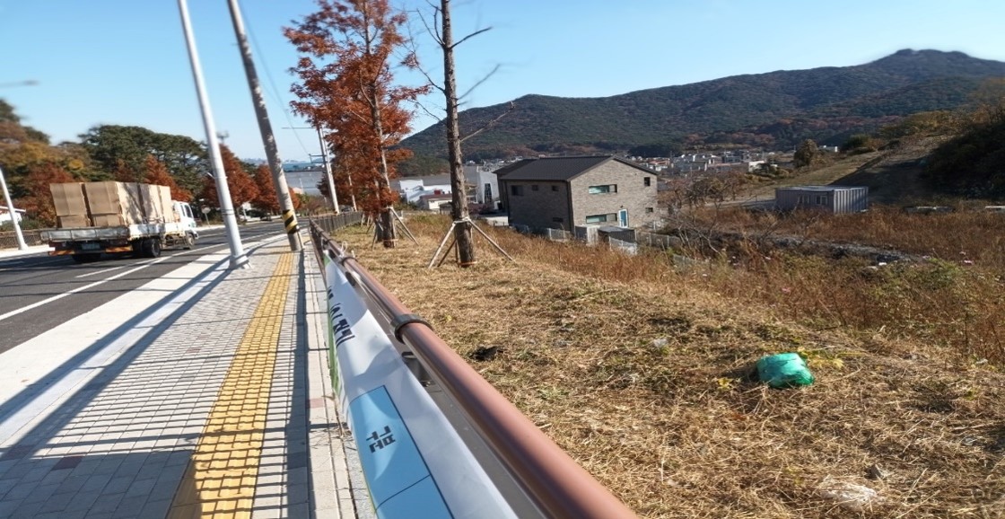 가덕터널진입도로 일원 천성ic 일원 예초 후5