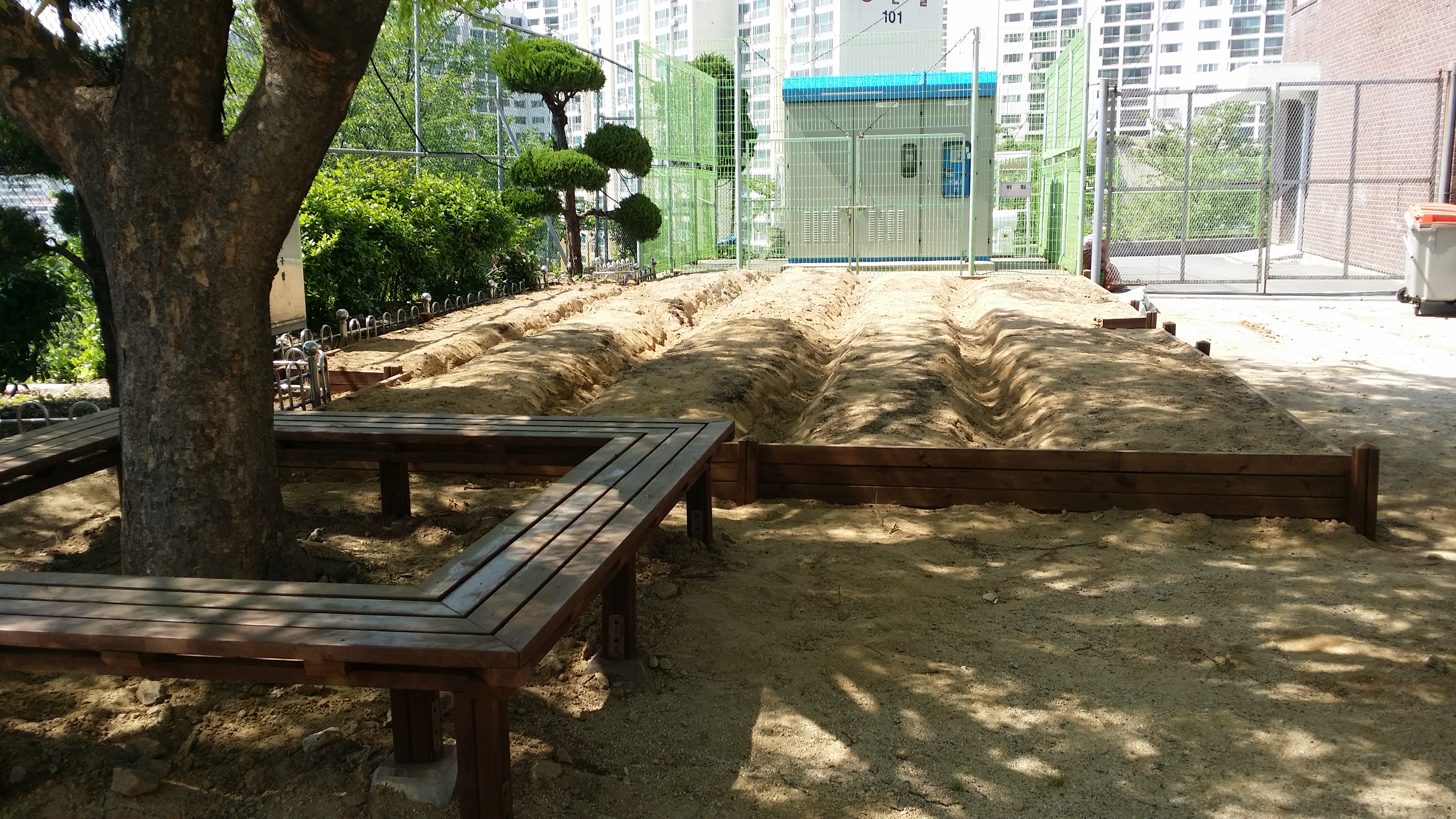 도시텃밭조성사업(신촌초등학교)