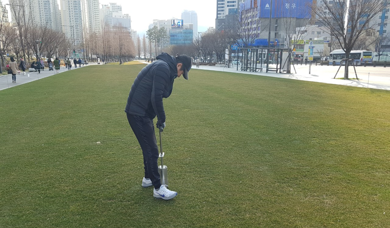 토양분석용 샘플채취